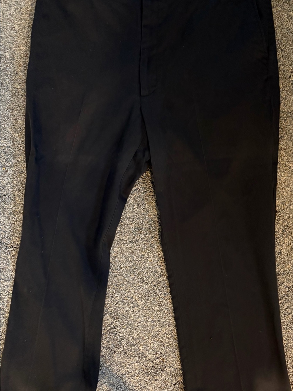 Haband Men's Black Dress Pants - Straight Leg